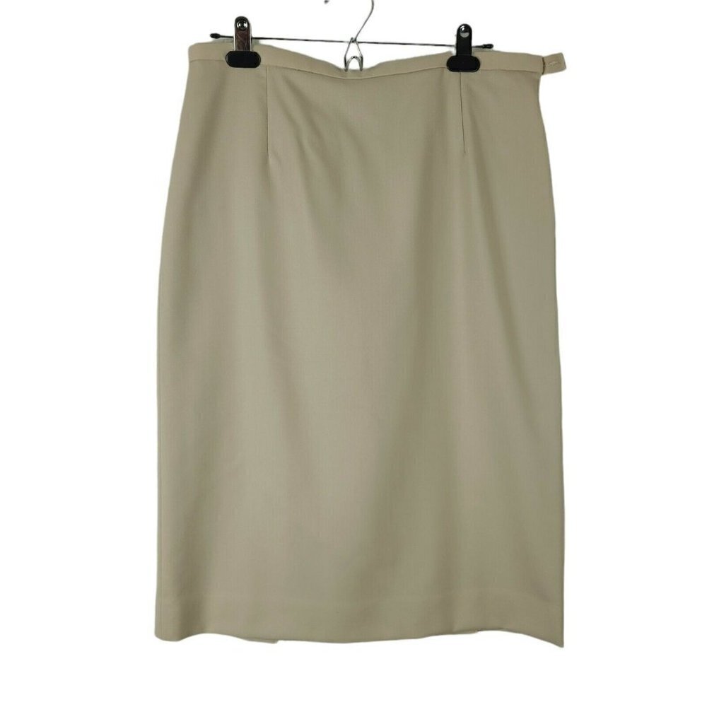 Pendleton Women's Suit Skirt Tan Sz 8 All Season Wool Business Career Wear